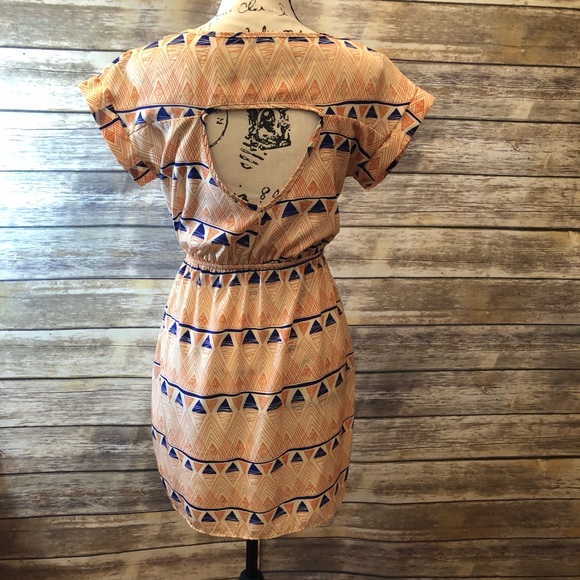 Soprano Lightweight Pull On DRESS Super Fun Print - Picture 3 of 5